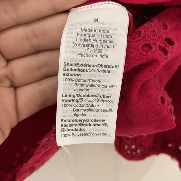 J. Crew Pink Eyelet Long Sleeve - Picture 10 of 15